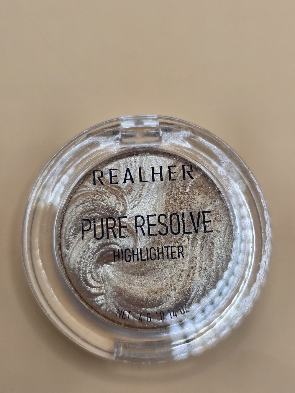 RealHer Pure Resolve Highlighter - Champagne Swirl